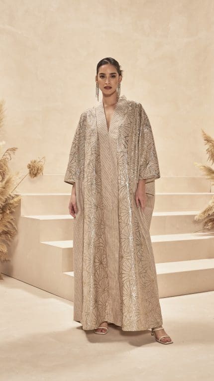 Twirl Patterned Kaftan