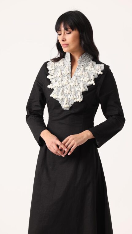 Pearl Necklace Black